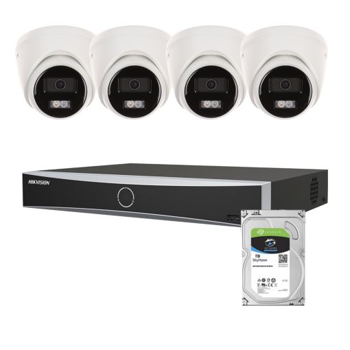 4× 2MP IR IP-camera set met NVR - Voordeelset main product photo