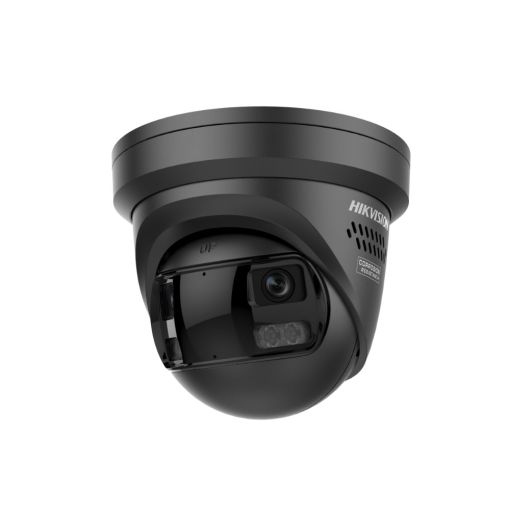 DS-2CD2387G3P-LIS2UY/SL Zwart – 8MP 180 graden ColorVu 3.0 Turret Camera met Actieve Afschrikking main product photo