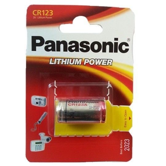 Onveilig betalen beneden Panasonic CR123 Batterij 3V Lithium power kopen | Breid jouw syst