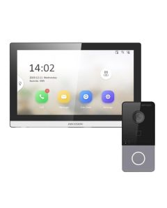Voordelig en goed Hikvision DS-KIS603-P - Intercom kit - deurbel en 7 inch binnenpost
