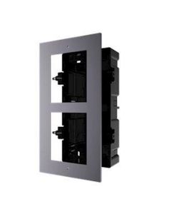 Voordelig en goed Hikvision DS-KD-AFC2, modulaire intercom, inbouwframe tweevoudig