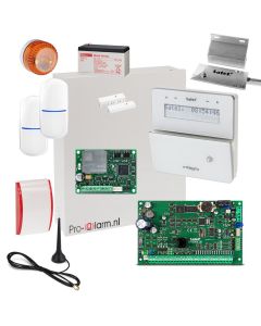 Voordelig en goed Satel Integra 32 garage set met bedienpaneel via 4G