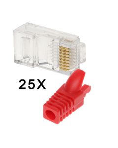 Voordelig en goed ProAlarm UTP connector cat.5e - solide kern - 25