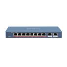 Voordelig en goed Hikvision DS-3E0310HP-E - 10 poorts PoE switch met 1x High PoE en 7x PoE