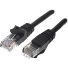 Voordelig en goed ProAlarm RJ45 Patchkabel - CAT5E zwart rond 1.5 meter