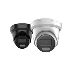 Voordelig en goed Hikvision DS-2CD2386G2H-lU - 8MP 2.8mm Smart Hybrid Acusense Turret 8MP