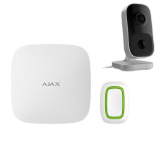 Voordelig en goed Ajax Systems Paniekknop Alarm met Camera – Ajax Button + Hub 2 (4G) + IndoorCam
