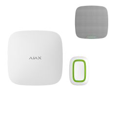 Voordelig en goed Ajax Systems Persoonlijk Alarm met Spreekfunctie – Ajax Button + Hub 2 (4G) + SpeakerPhone