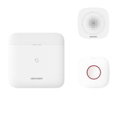 Voordelig en goed Hikvision Paniekknop Alarm Systeem met Sirene – DS-PWA96-M-WE + DS-PDEB1-EG2-WE + DS-PS1-I-WE