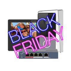 Voordelig en goed Hikvision DS-KIS606-P IP Video Intercom Set – Compleet met PoE Switch en Voeding