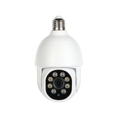 Voordelig en goed Apti APTI-W30S1-TUYA – 3MP Wi-Fi Mini PT Camera met E27 fitting en Tuya Smart