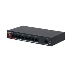 Voordelig en goed Dahua PFS3009-8ET1GT-96 – 9-Poorts Unmanaged Desktop PoE Switch (8×PoE + 1×Gigabit Uplink)