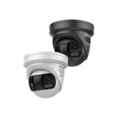 Voordelig en goed Hikvision DS-2CD2387G3P-LIS2UY/SL – 8MP 180 graden ColorVu 3.0 Turret Camera met Actieve Afschrikking