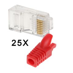 Voordelig en goed Huismerk UTP connector cat.5e - solide kern - 25