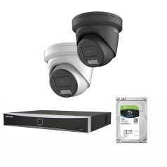 Voordelig en goed Hikvision 1x 4MP 2.8mm Smart Hybrid ColorVu met NVR