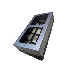 Voordelig en goed ProAlarm Tweevoudige 23 graden hoekbeugel t.b.v. Modulaire Hikvision Intercom