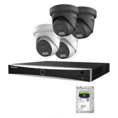 Voordelig en goed Hikvision 2x 8MP 2.8mm Colorvu 3.0 Smart Hybrid met 8 kanaals NVR