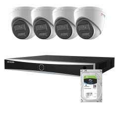 Voordelig en goed Hikvision 4 x 4MP 2.8mm ColorVu Value Serie met NVR