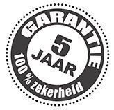 5 Jaar garantie 5 Jaar garantie